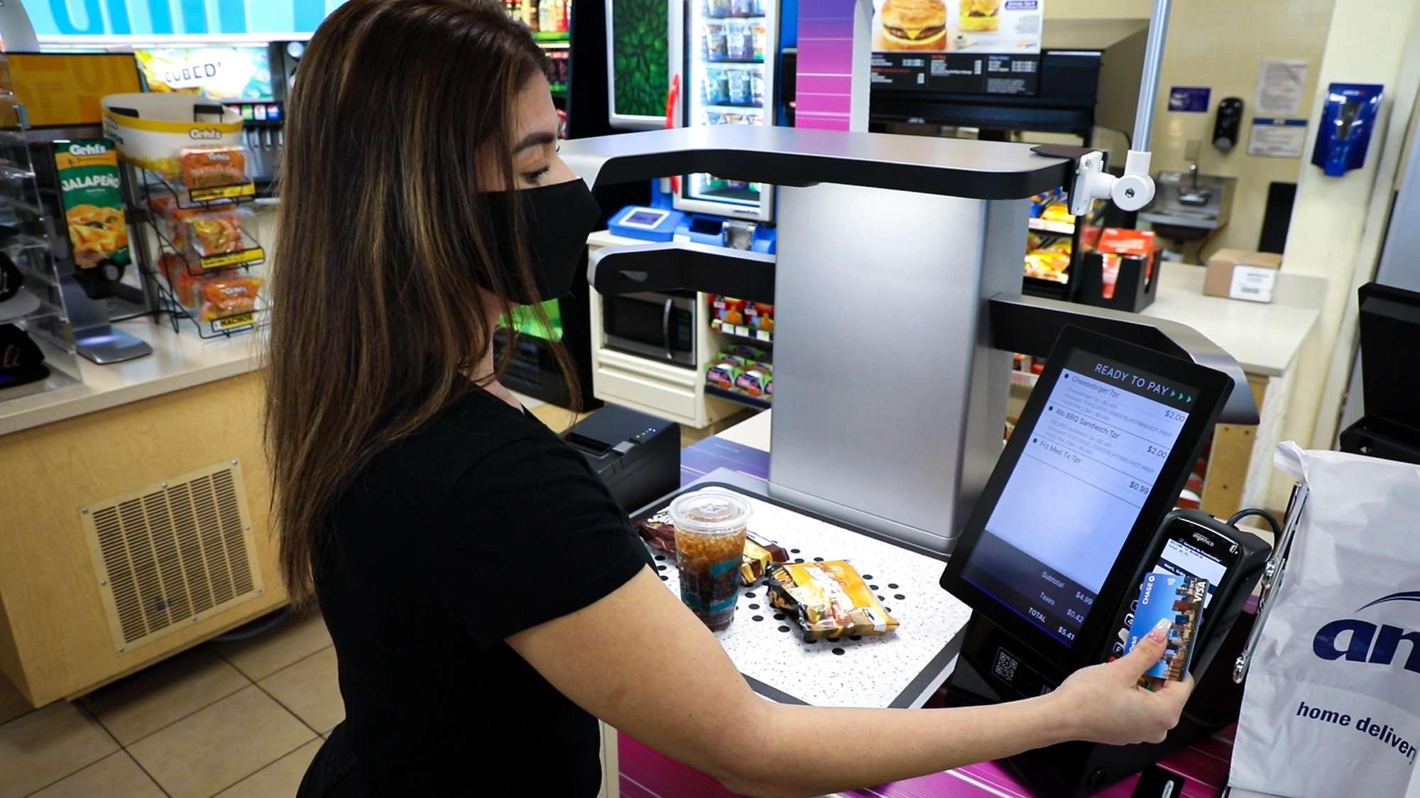 Bp Introduces Mashgin s Instant Touchless Self checkout Technology At 